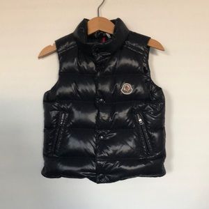 Moncler Toddler Puffer Vest - Navy